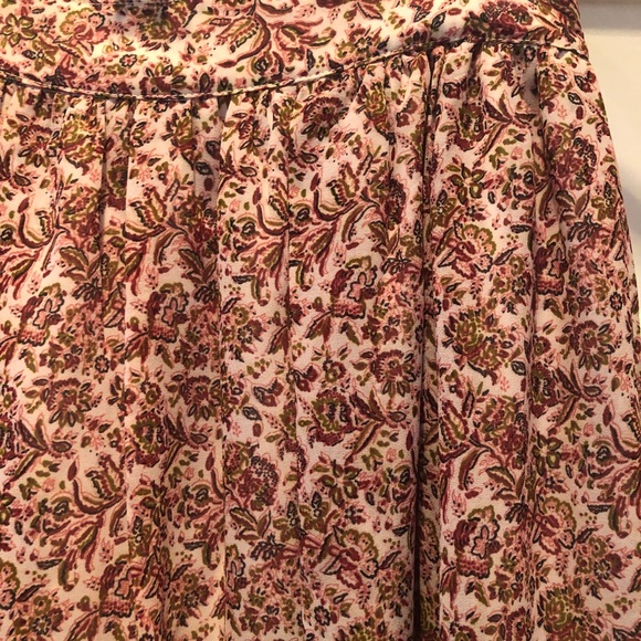 NWOT Beautiful Boho High-waisted Floral Maxi Skirt - Picture 3 of 7